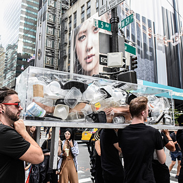 Death by Plastic (Funeral Procession), New York City, 2021