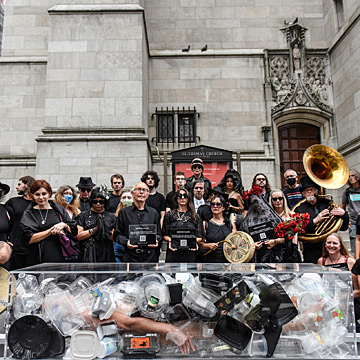 Death by Plastic (Funeral Procession), New York City, 2021