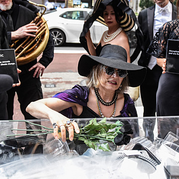 Death by Plastic (Funeral Procession), New York City, 2021