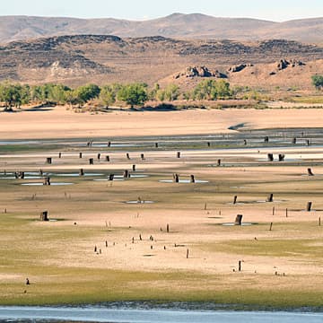 Meditations on Desertification, Lahontan Reservoir, NV, 2008–2009