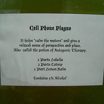 Cell Phone Plague Potion, Abington Art Center, Jenkintown, PA, 2007