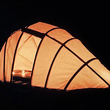 Shelter at Night, Maine, 2003