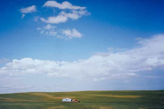Airstream in Wide Open Prairie, Nebraska, 1997